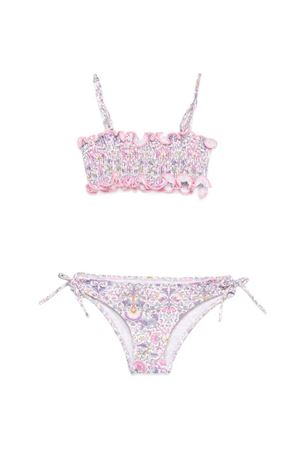 Costume da bagno Tilly bianco con stampa floreale SAINT BARTH KIDS | TILL00100905L